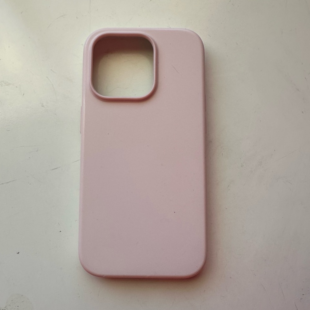 Pink iPhone 14 Pro Silicone Case
